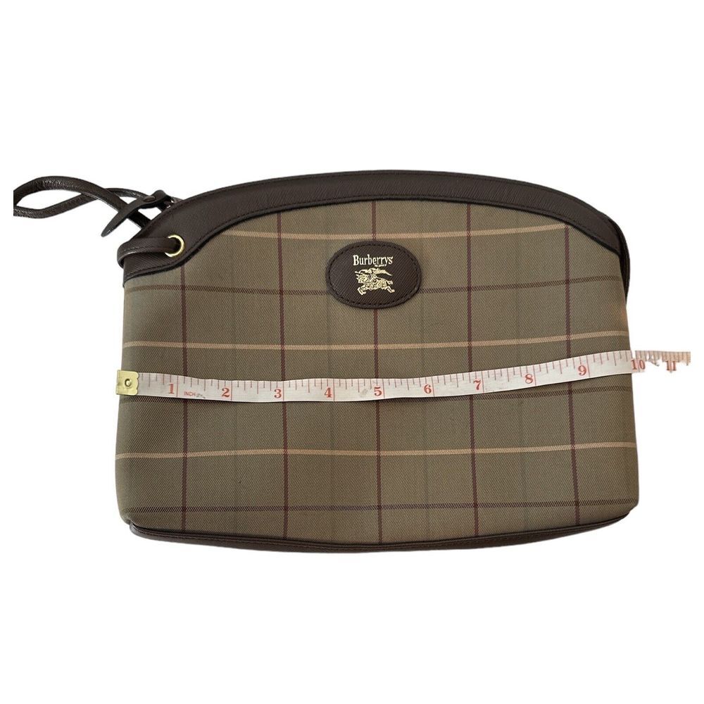 Burberrys Nova Check Clutch Bag Canvas Beige Auth bs12794 - Picture 8 of 13